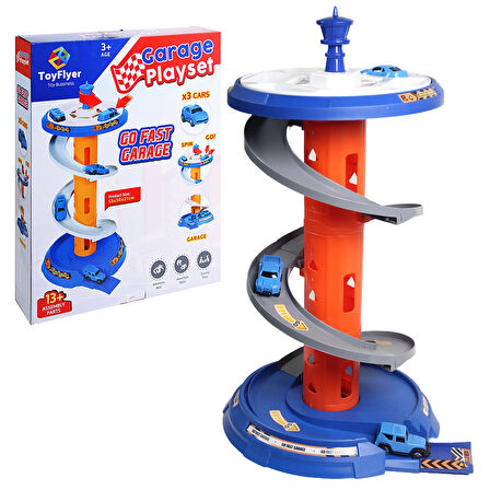 Kız Erkek Çocuk Oyuncak Garage Playset Otopark Oyun Seti - TF1001 Kız Erkek Çocuk Oyuncak Eğitici Eğ