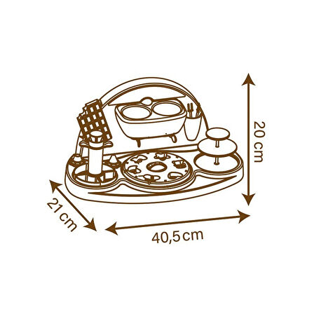 Kız Erkek Çocuk Oyuncak 7600312116 Smoby Chef Çikolata Fabrikası Oyun Seti Kız Erkek Çocuk Oyuncak E