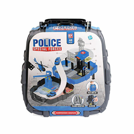 Kız Erkek Çocuk Oyuncak BP-622 Çantada Polis Oyun Seti Kız Erkek Çocuk Oyuncak Eğitici Eğlenceli Oyu