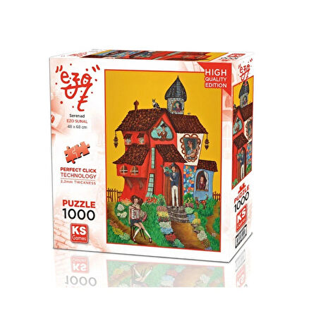 Kız Erkek Çocuk Oyuncak 20703 Serenad 1000 Parça Puzzle -KS Puzzle Kız Erkek Çocuk Oyuncak Eğitici E