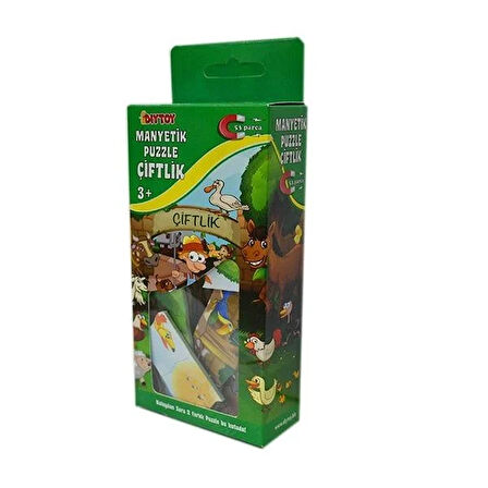 Kız Erkek Çocuk Oyuncak 1345 MANYETİK ÇİFTLİK PUZZLE Kız Erkek Çocuk Oyuncak Eğitici Eğlenceli Oyunc