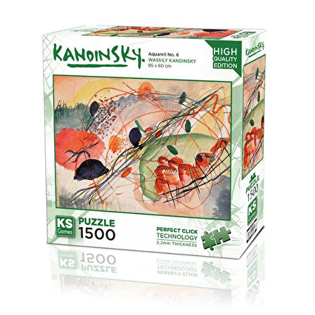Kız Erkek Çocuk Oyuncak 22031 Aquarell No:6 1500 Parça Puzzle -KS Kız Erkek Çocuk Oyuncak Eğitici Eğ