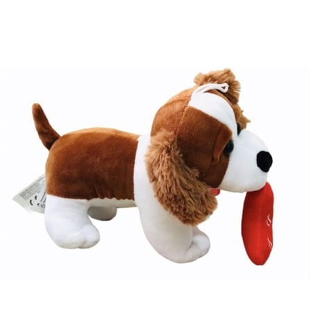 Kız Erkek Çocuk Oyuncak 62876 Peluş 20cm Kalpli Köpek Kız Erkek Çocuk Oyuncak Eğitici Eğlenceli Oyun