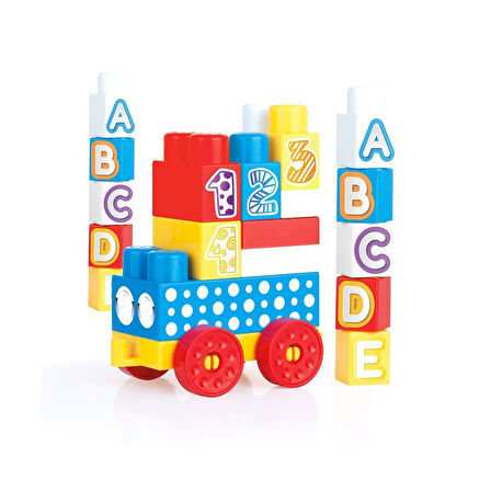 Kız Erkek Çocuk Oyuncak 5030 Mega Blok 25'li Kız Erkek Çocuk Oyuncak Eğitici Eğlenceli Oyuncak