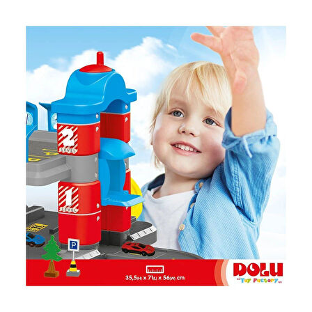 Kız Erkek Çocuk Oyuncak 5157 Garaj 2 Katlı Oyuncak Kız Erkek Çocuk Oyuncak Eğitici Eğlenceli Oyuncak