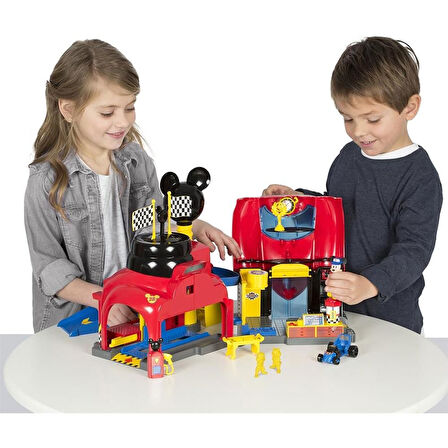 Kız Erkek Çocuk Oyuncak Mickey Roadster Racers Garaj Set Kız Erkek Çocuk Oyuncak Eğitici Eğlenceli O