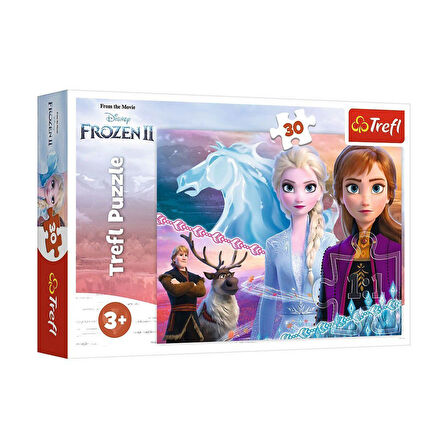 Kız Erkek Çocuk Oyuncak PUZZLE-18253 Frozen 2 30 Parça Puzzle Kız Erkek Çocuk Oyuncak Eğitici Eğlenc