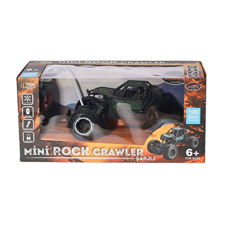 Kız Erkek Çocuk Oyuncak CN1916 Kumandalı Şarjlı Rock Crewler 1:20 -Can Kız Erkek Çocuk Oyuncak Eğiti