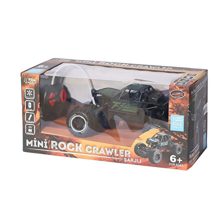 Kız Erkek Çocuk Oyuncak CN1916 Kumandalı Şarjlı Rock Crewler 1:20 -Can Kız Erkek Çocuk Oyuncak Eğiti