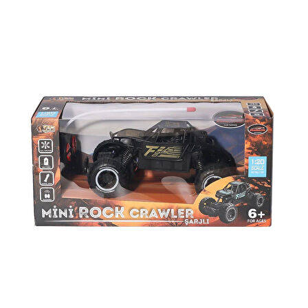 Kız Erkek Çocuk Oyuncak CN1916 Kumandalı Şarjlı Rock Crewler 1:20 -Can Kız Erkek Çocuk Oyuncak Eğiti