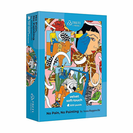 Kız Erkek Çocuk Oyuncak PUZZLE-37423 No Pain No Painting 500 Parça Puzzle Kız Erkek Çocuk Oyuncak Eğ