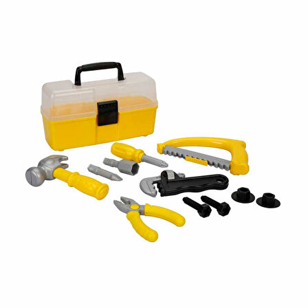 Kız Erkek Çocuk Oyuncak 3718 Zapp Toys My Workshop Çantalı Tamir Seti 12 Parça -Sunman Kız Erkek Çoc