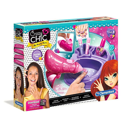 Kız Erkek Çocuk Oyuncak 15179 Işıltılı Tırnaklar - Crazy Chic Kız Erkek Çocuk Oyuncak Eğitici Eğlenc