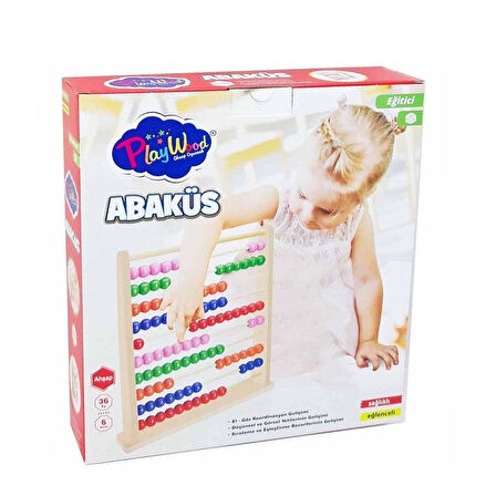 Kız Erkek Çocuk Oyuncak ONY-378 Ahşap Büyük Abaküs -Onyıl Kız Erkek Çocuk Oyuncak Eğitici Eğlenceli