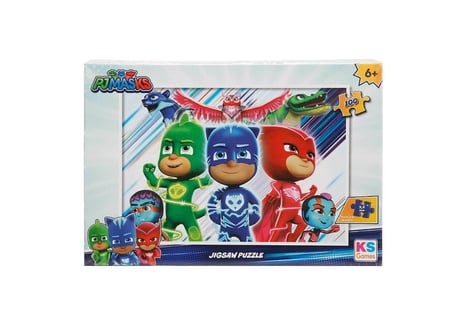 Kız Erkek Çocuk Oyuncak KS Puzzle 100 Parça Pijamaskeliler Kız Erkek Çocuk Oyuncak Eğitici Eğlenceli