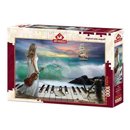 Kız Erkek Çocuk Oyuncak 4468 DENİZ SENFONİSİ/ ART puzzle 1000 parça Kız Erkek Çocuk Oyuncak Eğitici