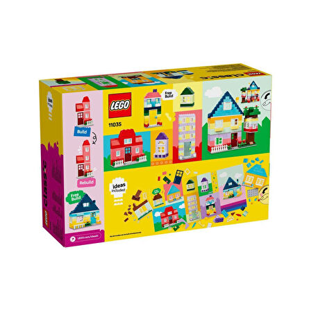 Kız Erkek Çocuk Oyuncak 11035 LEGO® Classic Yaratıcı Evler 850 parça +4 yaş Kız Erkek Çocuk Oyuncak