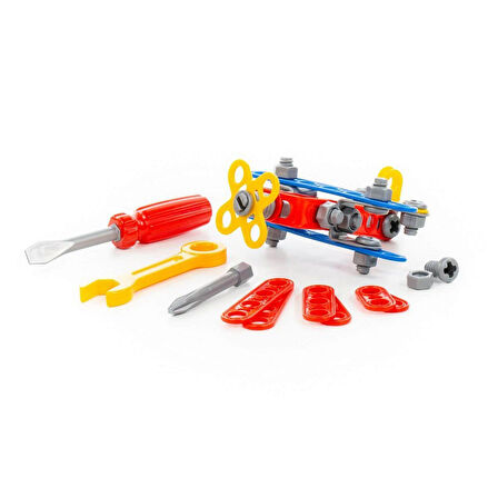 Kız Erkek Çocuk Oyuncak 72962 TASARIIM SETİ (MUCİT) , 57 PARÇA (KUTUDA) Kız Erkek Çocuk Oyuncak Eğit