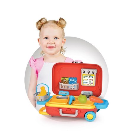 Kız Erkek Çocuk Oyuncak 03904 Candy&Ken Market Set Bavulum Kız Erkek Çocuk Oyuncak Eğitici Eğlenceli