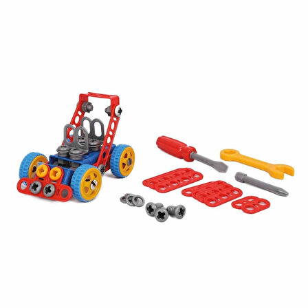 Kız Erkek Çocuk Oyuncak 72986 TASARIM SETİ (MUCİT), 91 PCS (BOX) Kız Erkek Çocuk Oyuncak Eğitici Eğl