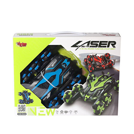 Kız Erkek Çocuk Oyuncak RQ3021 Kumandalı 6 Teker Buharlı Akrobat Araba -Vardem Kız Erkek Çocuk Oyunc