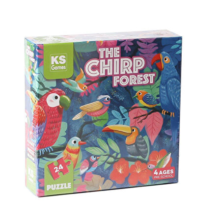 Kız Erkek Çocuk Oyuncak PRS 32709 The Chirp Forest Pre School Puzzle -Ks Puzzle Kız Erkek Çocuk Oyun