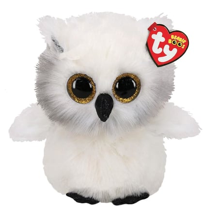 Kız Erkek Çocuk Oyuncak TY Beanie Boos Peluş Kar Baykuşu-Austin 21cm Kız Erkek Çocuk Oyuncak Eğitici
