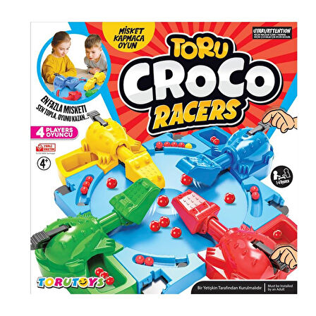 Kız Erkek Çocuk Oyuncak Toru Croco Misket Kapmaca Eğlenceli Aile Kutu Oyunu Kız Erkek Çocuk Oyuncak