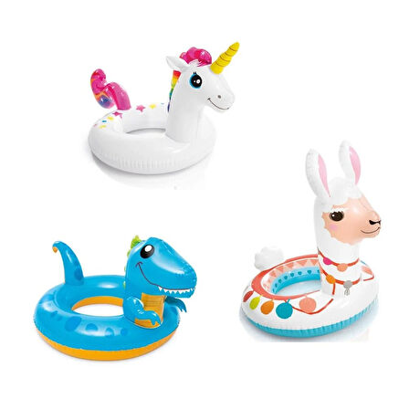 Kız Erkek Çocuk Oyuncak Intex Hayvan Figürlü Simit (3-6 Yaş) Kız Erkek Çocuk Oyuncak Eğitici Eğlence