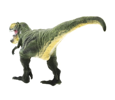 Kız Erkek Çocuk Oyuncak Yumuşak Plastik 31cm Dinozor Figür - Yeşil T-Rex Kız Erkek Çocuk Oyuncak Eği