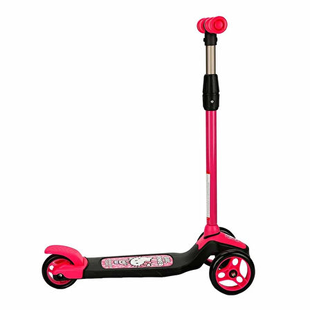 Kız Erkek Çocuk Oyuncak Hello Kitty 3 Tekerlekli Twistable Scooter Kız Erkek Çocuk Oyuncak Eğitici E