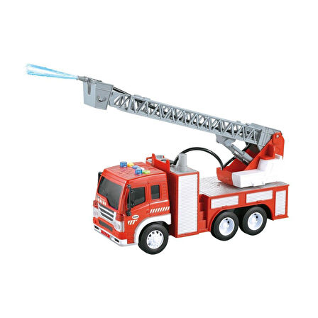 Kız Erkek Çocuk Oyuncak WY351B Sesli ve Işıklı Su Atan İtfaiye 1:16 -Vardem Kız Erkek Çocuk Oyuncak