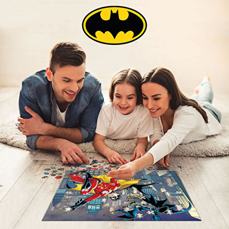 Kız Erkek Çocuk Oyuncak Prime 3D - Batman ve Robin 300 Parça Yetişkin Puzzle 32710 Kız Erkek Çocuk O