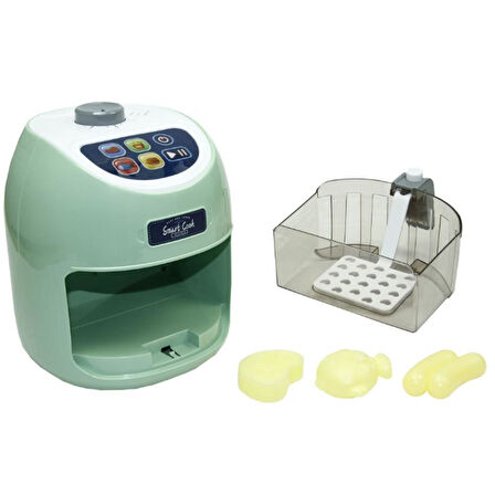 Kız Erkek Çocuk Oyuncak Dokunmatik Fritöz Set Gıdalar Renk Değiştirir Kız Erkek Çocuk Oyuncak Eğitic