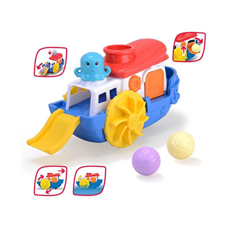 Kız Erkek Çocuk Oyuncak 204115005 ABC Sammy Splash Kız Erkek Çocuk Oyuncak Eğitici Eğlenceli Oyuncak