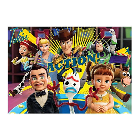 Kız Erkek Çocuk Oyuncak TS 714 Puzzle 100/TOY STORY 4 PUZZLE 100 PARÇA Kız Erkek Çocuk Oyuncak Eğiti