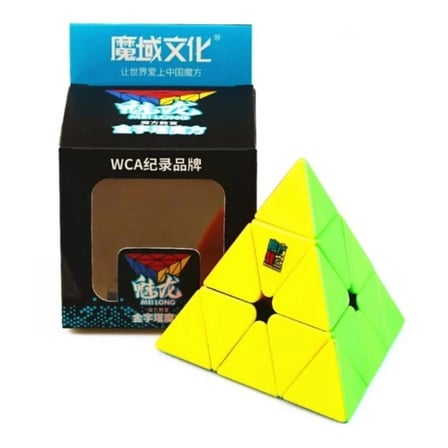 Kız Erkek Çocuk Oyuncak Moyu Meilong Pyramid Magnetic Cube Kız Erkek Çocuk Oyuncak Eğitici Eğlenceli