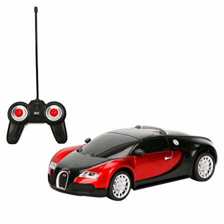 Kız Erkek Çocuk Oyuncak 1:24 Bugatti Veyron 16.4 Işıklı Uzaktan Kumandalı Araba Kız Erkek Çocuk Oyun