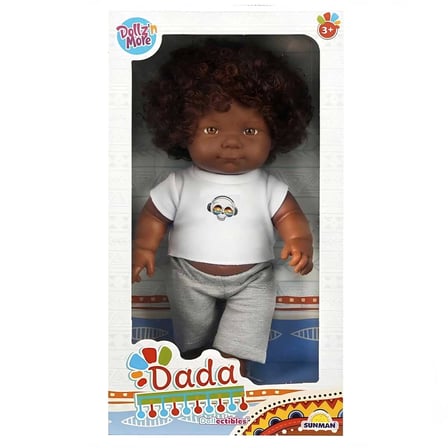 Kız Erkek Çocuk Oyuncak Dollz'n More Dada Kıvırcık Saçlı Bebek 60cm - S01060091 Kız Erkek Çocuk Oyun