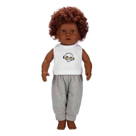 Kız Erkek Çocuk Oyuncak Dollz'n More Dada Kıvırcık Saçlı Bebek 60cm - S01060091 Kız Erkek Çocuk Oyun