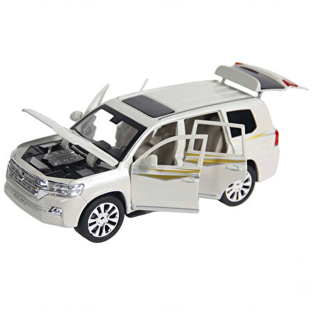 Kız Erkek Çocuk Oyuncak 1:24 XLG Metal Sesli Işıklı Model Araba M923W-1 Kız Erkek Çocuk Oyuncak Eğit
