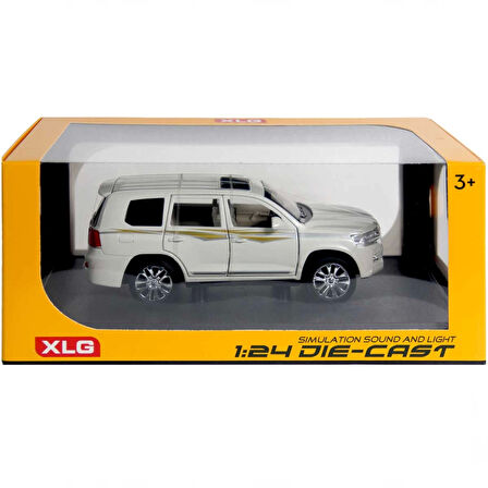 Kız Erkek Çocuk Oyuncak 1:24 XLG Metal Sesli Işıklı Model Araba M923W-1 Kız Erkek Çocuk Oyuncak Eğit