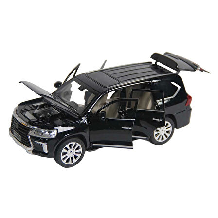 Kız Erkek Çocuk Oyuncak 1:24 XLG Metal Sesli Işıklı Model Araba M923X-1 Kız Erkek Çocuk Oyuncak Eğit