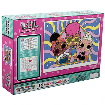 Kız Erkek Çocuk Oyuncak LOL Surprise 100 Parça Puzzle Kız Erkek Çocuk Oyuncak Eğitici Eğlenceli Oyun