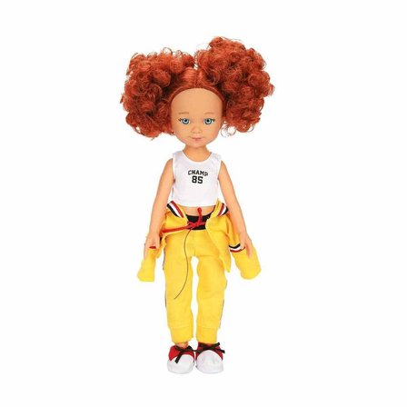 Kız Erkek Çocuk Oyuncak S00030041 Mina Sporty Bebek 35cm Kız Erkek Çocuk Oyuncak Eğitici Eğlenceli O
