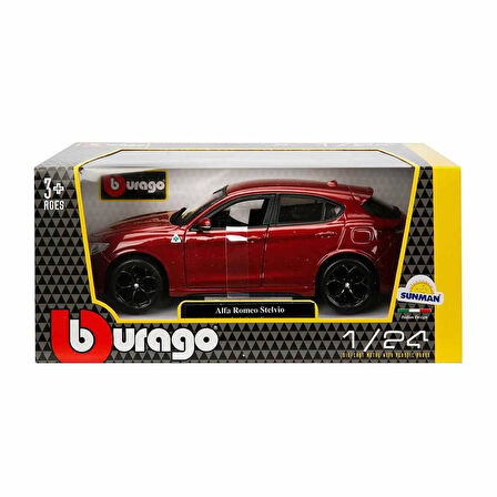 Kız Erkek Çocuk Oyuncak 1:24 Alfa Romeo Stelvio Model Araba Kız Erkek Çocuk Oyuncak Eğitici Eğlencel