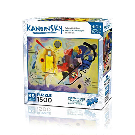 Kız Erkek Çocuk Oyuncak 22033 Yellow Red Blue 1500 Parça Puzzle Kız Erkek Çocuk Oyuncak Eğitici Eğle
