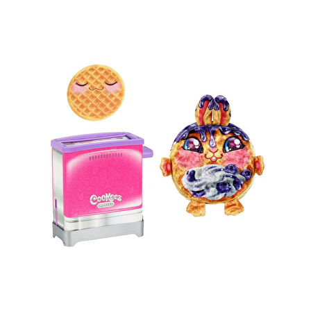 Kız Erkek Çocuk Oyuncak CKE01000 Cookeez Makery Tost Makinesi Kokulu Sürpriz Waffle Pelüş Kız Erkek