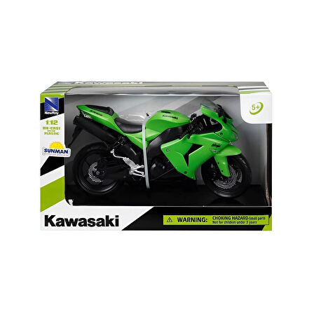 Kız Erkek Çocuk Oyuncak Kawasaki 1/12 Zx-10r 2006 Model Yeşil Motorsiklet Kız Erkek Çocuk Oyuncak Eğ