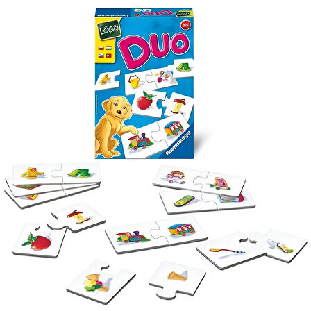 Kız Erkek Çocuk Oyuncak Ravensburger Logo Duo Kız Erkek Çocuk Oyuncak Eğitici Eğlenceli Oyuncak